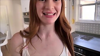 Redhead Stepdaughter Harley Love Gets Wild With Her Stepdad In A Steamy Family Therapy Scene.